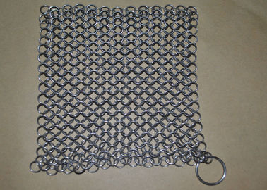 SUS 304 Chainmail Cast Iron Pan Scrubber، Scrubber پودر ضد زنگ